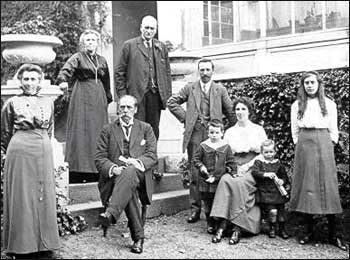 The Wilson family and friends at South Colleonard, c1914 